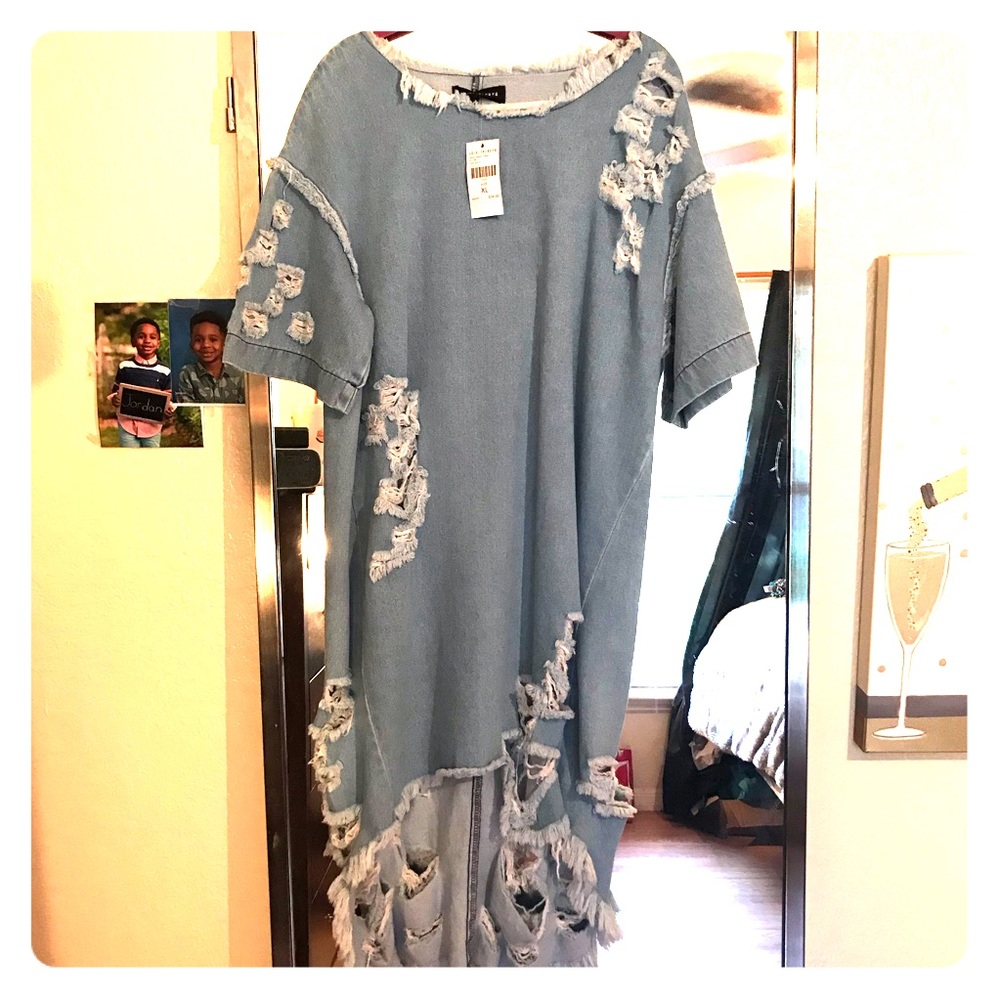 Fashion Nova Jean Dress